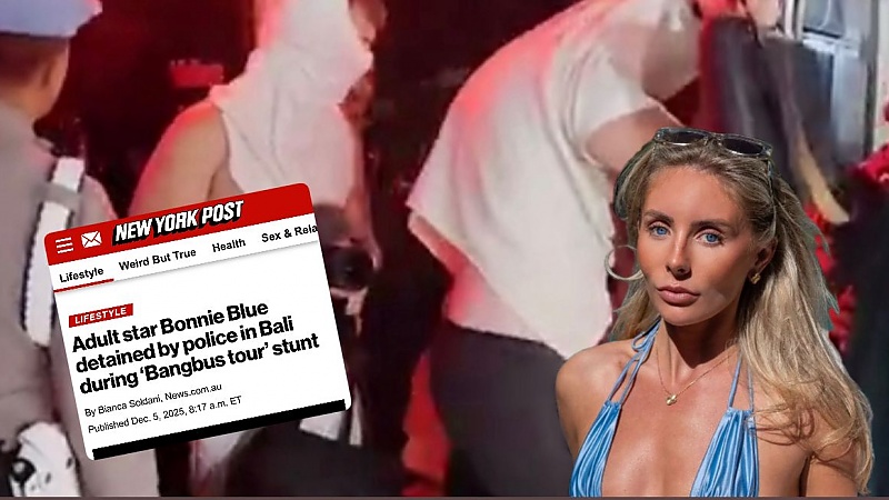 Bonnie Blue Bali Bang Bus stunt ends in arrest and potential ban | Crime World